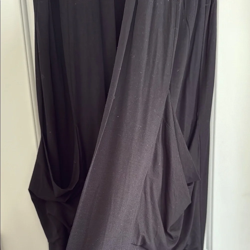 Eileen Fisher Black Sleeveless vest - Picture 4 of 9